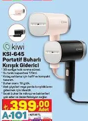 KİWİ PORTATİF BUHARLI KIRIŞIK GİDERİCİ KİWİ PORTATİF BUHARLI KIRIŞIK GİDERİCİ